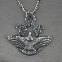 Titan Stål Halsband, Eagle, mode smycken & olika stilar för val & för människan, Längd Ca 23.6 inch, Säljs av PC