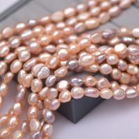 Perles nacres baroques de culture d'eau douce , perle d'eau douce cultivée, DIY, multicolore, 8-9mm, Vendu par Environ 36-37 cm brin