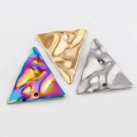 Stainless Steel Pendants 304 Stainless Steel Triangle Vacuum Ion Plating vintage & DIY Approx 1mm Sold By PC