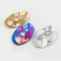 Stainless Steel Pendants, 304 Stainless Steel, Vacuum Ion Plating, vintage & DIY & hollow, more colors for choice, 34x23x2mm, Hole:Approx 1mm, Sold By PC