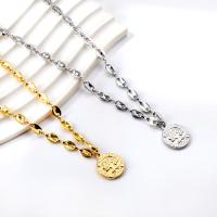 Stainless Steel Jewelry Necklace, 304 Stainless Steel, with 1.97inch extender chain, Vacuum Ion Plating, fashion jewelry & for woman, more colors for choice, 15.10mm, Sold Per Approx 17.72 Inch Strand