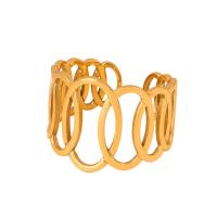 Titanium Steel Finger Ring Vacuum Ion Plating fashion jewelry & Unisex 14mm US Ring Sold By PC