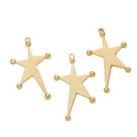 Zinc Alloy Star Pendant plated DIY nickel lead & cadmium free Approx 2mm Approx Sold By Bag