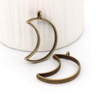 Zinc Alloy Moon Pendants plated DIY Sold By PC