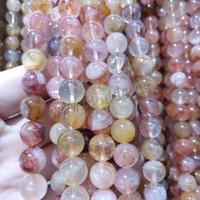 Natürlicher Quarz Perlen Schmuck, rund, DIY & verschiedene Größen vorhanden, verkauft per 38 cm Strang