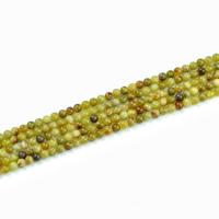 Perles agates, Agate d'impression de léopard, Rond, DIY, 4mm, Vendu par 400 mm brin
