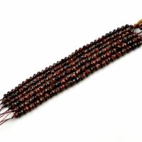 Perles bijoux en pierres gemmes, Pierre d'oeil de tigre rouge, DIY, rouge, 6mm, Vendu par Environ 200 mm brin