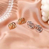 Zinc Alloy Stud Earring Geometrical Pattern plated fashion jewelry & for woman nickel lead & cadmium free Sold By Pair