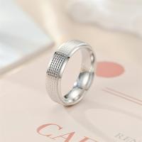 Stainless Steel Finger Ring 201 Stainless Steel plated fashion jewelry & Unisex nickel lead & cadmium free 8mm Sold By PC