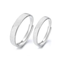 925 Sterling Silver Finger Rings, polished, Unisex & different styles for choice, silver color, Sold By PC