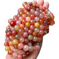 соляной агат браслет, Круглая, ювелирные изделия моды & Женский, beads 9-10mm, длина Приблизительно 7.5-8 дюймовый, продается PC