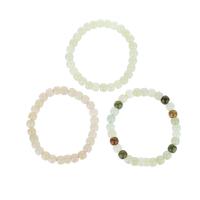 Hetian Jade bracelet, poli, bijoux de mode & pour femme, plus de couleurs à choisir, Longueur:Environ 7 pouce, Vendu par PC
