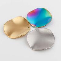 Stainless Steel Pendants, 304 Stainless Steel, Vacuum Ion Plating, vintage & DIY, more colors for choice, 24x23x1mm, Sold By PC