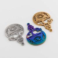 Stainless Steel Pendants 304 Stainless Steel Vacuum Ion Plating vintage & DIY & hollow Approx 1mm Sold By PC