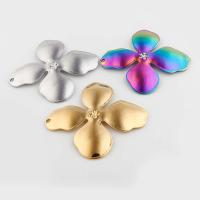 Stainless Steel Flower Pendant 304 Stainless Steel Vacuum Ion Plating vintage & DIY Approx 2mm Sold By PC