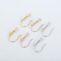 Stainless Steel Hook Earwire, 304 Stainless Steel, Vacuum Ion Plating, DIY, more colors for choice, 15mm, Sold By Pair