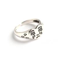 Sterling Silver Jewelry Finger Ring, 925 sterline d'argento, gioielli di moda & per la donna, assenza di nichel,piombo&cadmio, 8mm,16.5mm, Venduto da PC