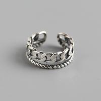 925 Sterling Silver Finger Rings fashion jewelry & for woman & hollow nickel lead & cadmium free 8mm 16.5mm Sold By PC