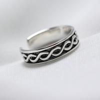 925 пробы Манжеты палец кольцо, ювелирные изделия моды & Женский, не содержит никель, свинец, размер:7, продается PC