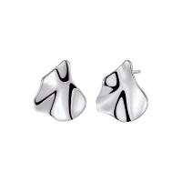 925 Sterling Silver Stud Earring fashion jewelry & for woman nickel lead & cadmium free Sold By Pair