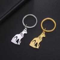 Stainless Steel Key Clasp 304 Stainless Steel Dog Vacuum Ion Plating fashion jewelry & Unisex Sold By PC