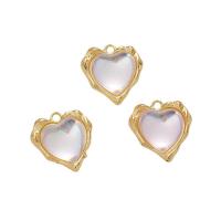 Zinc Alloy Heart Pendants with Glass Rhinestone plated DIY nickel lead & cadmium free Approx 2mm Approx Sold By Bag