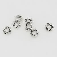 Tibetan Style Spacer Beads, antique silver color plated, DIY, 11x5mm, Hole:Approx 1mm, Approx 100PCs/Bag, Sold By Bag