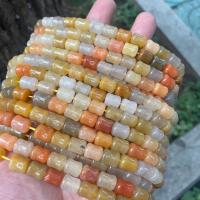Spacer Beads Jóias, Isqueiro Imperial Jade, DIY, cores misturadas, 8x9mm, Aprox 40PCs/Strand, vendido para Aprox 39 cm Strand