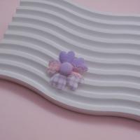 Hair Accessories DIY Findings, Cloth, Flower, more colors for choice, 43mm, Approx 500PCs/Bag, Sold By Bag