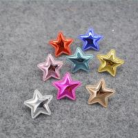 Hair Accessories DIY Findings, Cloth, Star, more colors for choice, 35mm, Approx 500PCs/Bag, Sold By Bag