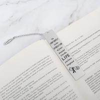 Stainless Steel Bookmark, 304 Stainless Steel, fashion jewelry, nickel, lead & cadmium free, 26x130mm, Sold By PC