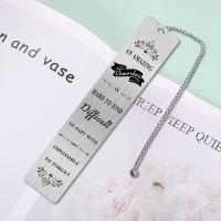 Stainless Steel Bookmark, 304 Stainless Steel, fashion jewelry & different styles for choice, nickel, lead & cadmium free, 26x130mm, Sold By PC