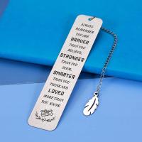Stainless Steel Bookmark 304 Stainless Steel durable & fashion jewelry nickel lead & cadmium free Sold By PC