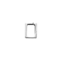 925 Sterling Silver Spring Buckle Rectangle DIY Sold By PC
