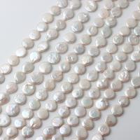 Perles nacres baroques de culture d'eau douce , perle d'eau douce cultivée, DIY, blanc, 15-16mm, Vendu par Environ 39-40 cm brin