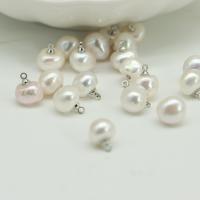 Accessoires de bijoux, perle d'eau douce cultivée, Baroque, DIY, blanc, 9-11mm, Vendu par PC