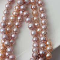 Naturel d'eau douce perles, perle d'eau douce cultivée, Légèrement rond, DIY, plus de couleurs à choisir, 12-13mm, Vendu par Environ 38-40 cm brin
