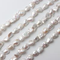 Perles nacres baroques de culture d'eau douce , perle d'eau douce cultivée, DIY, blanc, 17-19mm, Vendu par Environ 38-40 cm brin