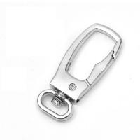 Tibetan Style Key Clasp Setting, chrome plated, DIY, 52x21mm, Sold By PC