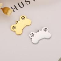Stainless Steel Pendants 304 Stainless Steel Dog Bone Vacuum Ion Plating DIY & hollow Sold By PC