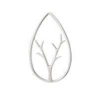 Stainless Steel Pendants 304 Stainless Steel Teardrop DIY & hollow original color Sold By PC