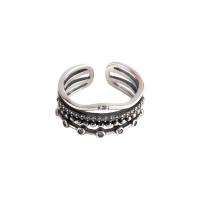 Sterling Silver Jewelry Finger Ring, 925 sterline d'argento, gioielli di moda & per la donna, assenza di nichel,piombo&cadmio, Misura:7, Venduto da PC
