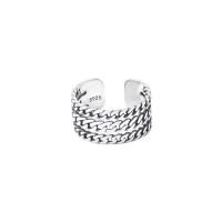 925 Sterling Silver Finger Rings, fashion jewelry & for woman, nickel, lead & cadmium free, 17mm, Sold By PC