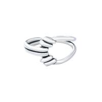 Ezüst ékszer Finger Ring, 925 ezüst, divat ékszerek & a nő & üreges, nikkel, ólom és kadmium mentes, 18mm, Által értékesített PC