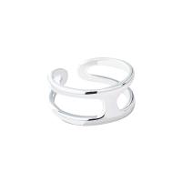 Solidny srebrny pierścień, 925 Srebro, biżuteria moda & dla kobiety & pusty, bez zawartości niklu, ołowiu i kadmu, 18mm, sprzedane przez PC