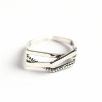 925 пробы Манжеты палец кольцо, ювелирные изделия моды & Женский & отверстие, не содержит никель, свинец, 8mm,16.5mm, продается PC