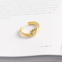 925 Sterling Silver Cuff Finger Ring plated fashion jewelry & for woman nickel lead & cadmium free 7mm 16.5mm Sold By PC