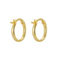 925 Sterling Silver Hoop Earrings plated fashion jewelry & for woman nickel lead & cadmium free Sold By Pair