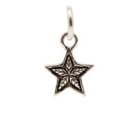 925 Sterling Silver Pendant Star DIY nickel lead & cadmium free Sold By PC
