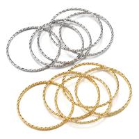 Stainless Steel Ring σύνδεση, 304 από ανοξείδωτο χάλυβα, επιχρυσωμένο, DIY & διαφορετικό μέγεθος για την επιλογή, περισσότερα χρώματα για την επιλογή, 10PCs/τσάντα, Sold Με τσάντα